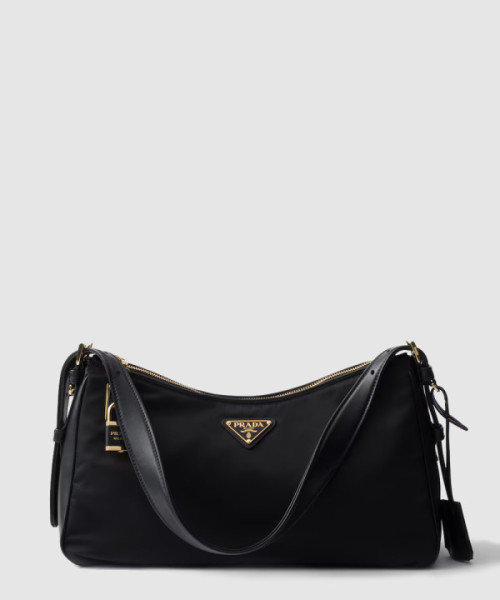 에메 라지 리나일론 및 가죽 숄더백 1BC232