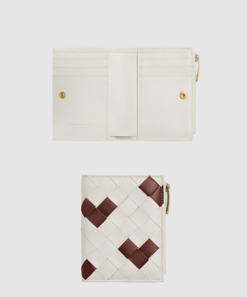 바이 폴드 인트레치아토 스몰 지퍼 지갑 742330