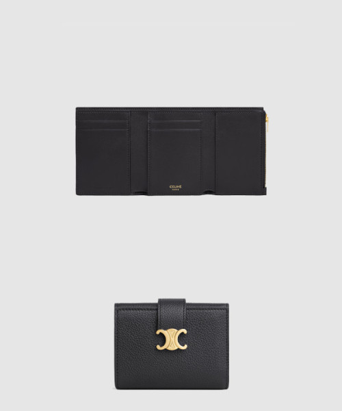 니노 파인 스트랩 지갑 서플 그레인 카프스킨 10M963