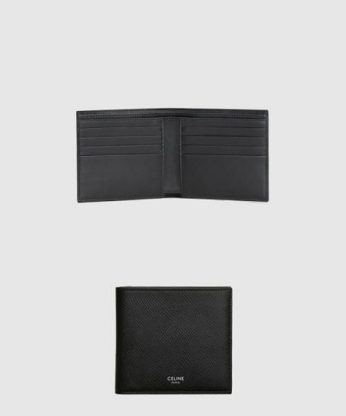 2단 지갑 그레인 카프스킨 10B653