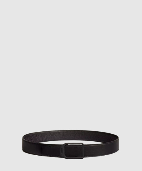 Jockey 벨트 버클 리버서블 가죽 스트랩