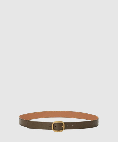 송아지 가죽 원형 벨트